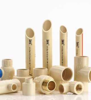chlorinated polyvinyl chloride (C-PVC) water pipes